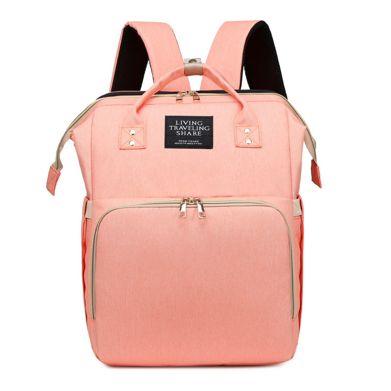 Portable Diaper Bag With Fold-Out Changing Station